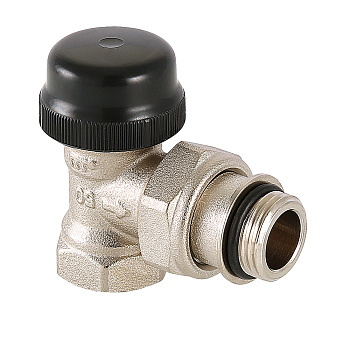 Клапан радиаторный угловой с преднастройкой