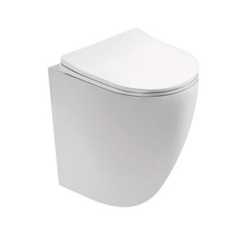 Унитаз AQUATEK ЕВРОПА подвесной, безободковый с сиденьем 490х360х320мм AQ1900-00