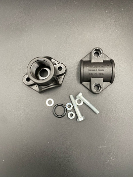 Седелка болтовая 25x3/4" ПНД черный VALFEX