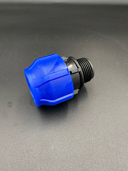 Муфта компрессионная соединительная ПНД НР 25х3/4" VALFEX