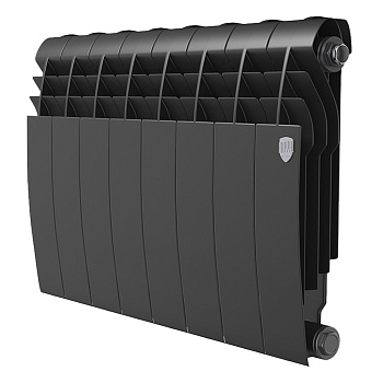 Радиатор биметаллический Royal Thermo BILINER B 350 Чёрный - 10 секц.