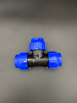 Тройник компрессионный ПНД 25/25/25 мм VALFEX