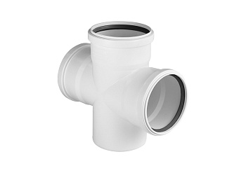 Крестовина PRIME одноплоскостная для внутренней малошумной канализации