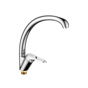 Смеситель для кухни "Дуга" с гайкой VALFEX Proxima Chrome