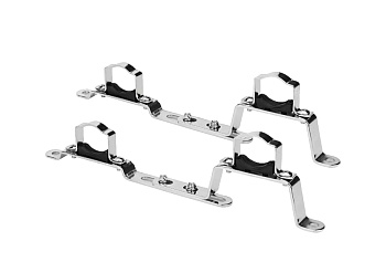 Пара регулируемых кронштейнов для коллекторов