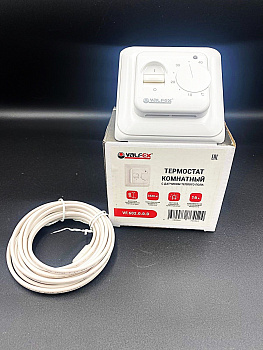 Термостат комнатный для тёплого пола с датчиком VALFEX, арт.VF.602.0.0.D