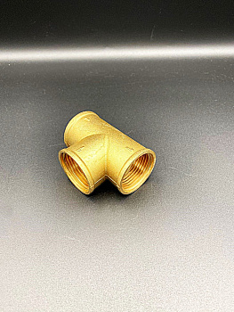 Тройник латунный ВР-ВР-ВР 1" Valfex, арт.VF.130.L.100