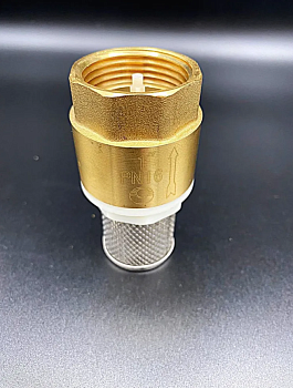 Клапан обратный Valfex с фильтром 1" дюйм, PN16 ,арт.VF.161.NS.100