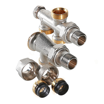 Регулирующий узел для подключения радиатора (комплект)