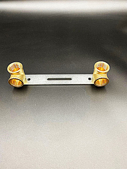 Планка монтажная для смесителя 1/2" х 1/2" ВР, TIM, арт.FZ022