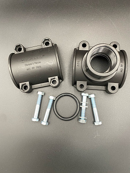 Седелка болтовая 63x11/4" ПНД черный VALFEX