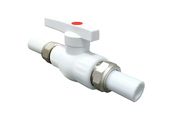Кран шаровой полнопроходной с двусторонним разъемным соединением