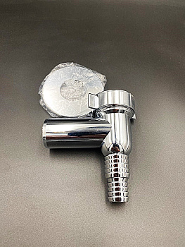 Сифон для стиральной машины/посудомоечной машины , хром., TIM, арт.BAS0301